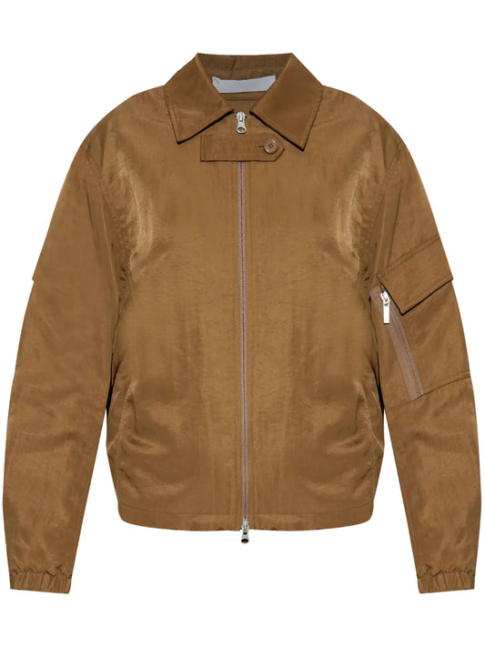 Creased Ma1 Bomber Jacket