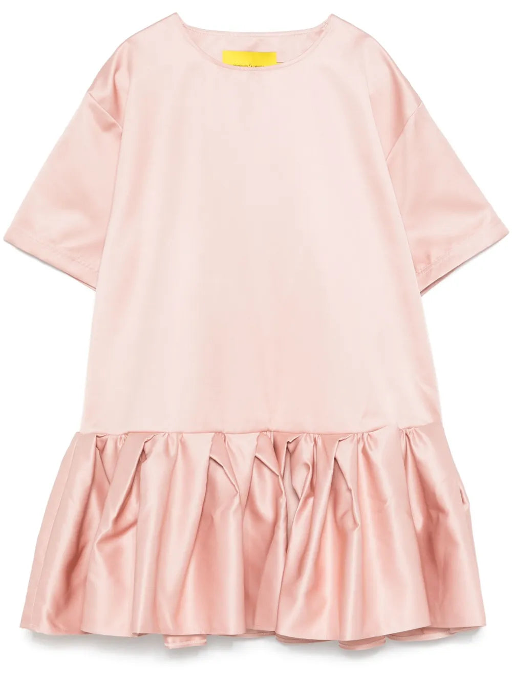 Ruffled-Skirt Mini Dress