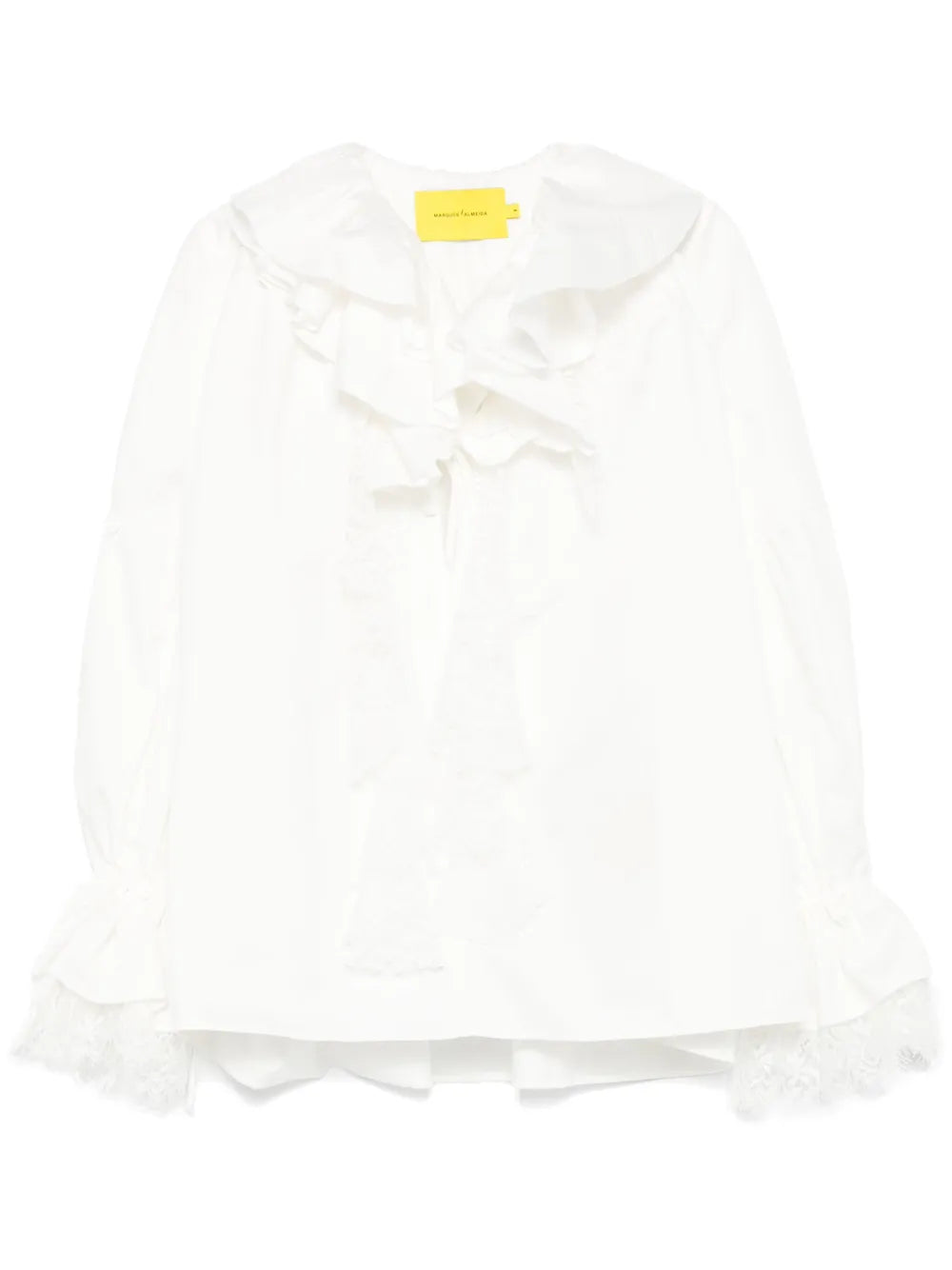 Ruffled-Collar Blouse