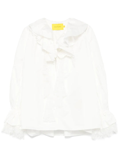 Ruffled-Collar Blouse