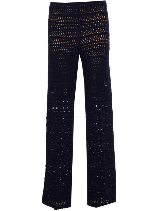 Open-Knit Trousers