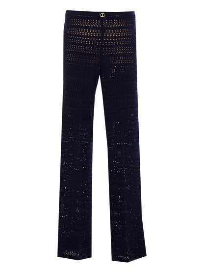 Open-Knit Trousers