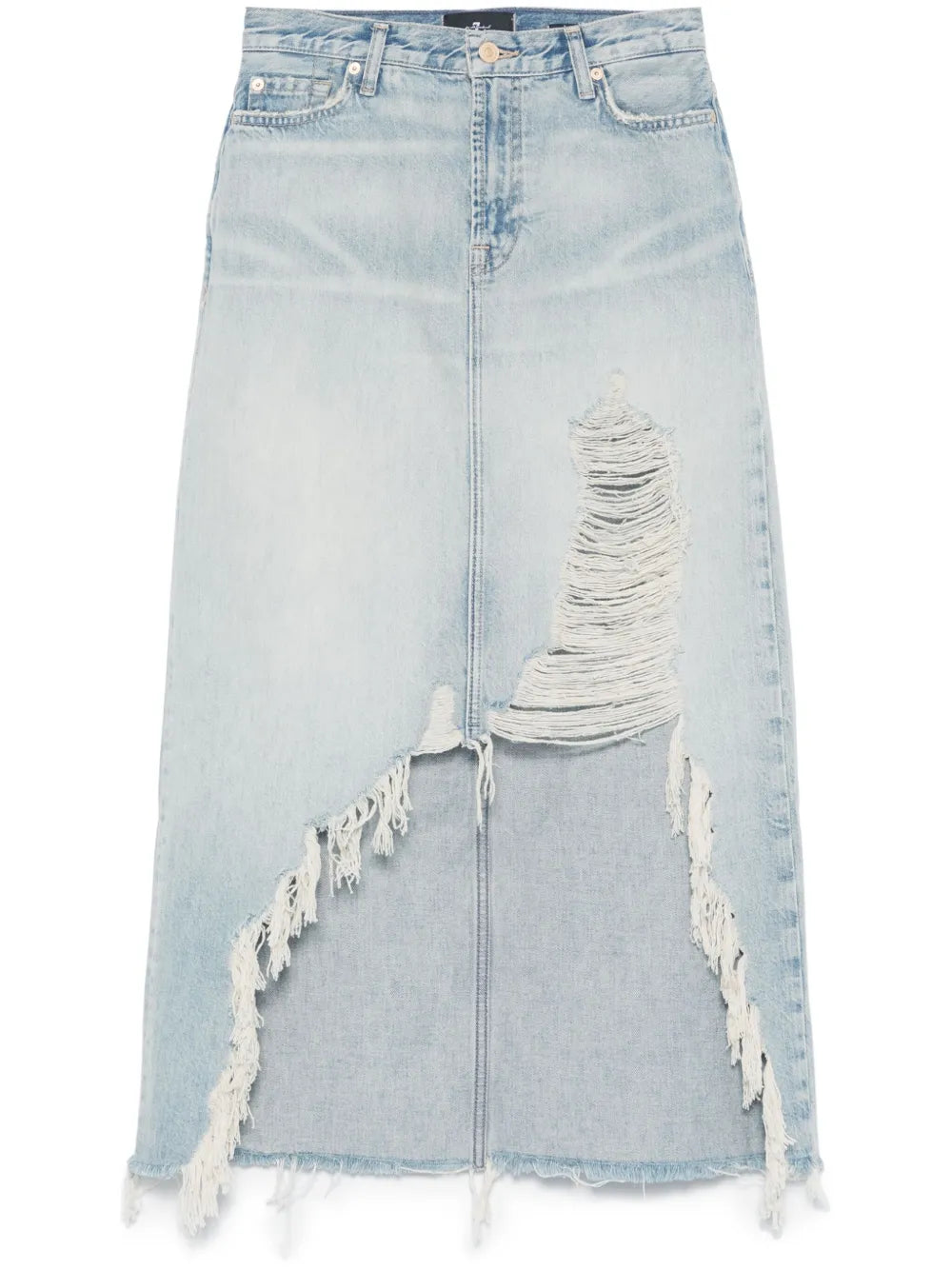 Denim Midi Skirt