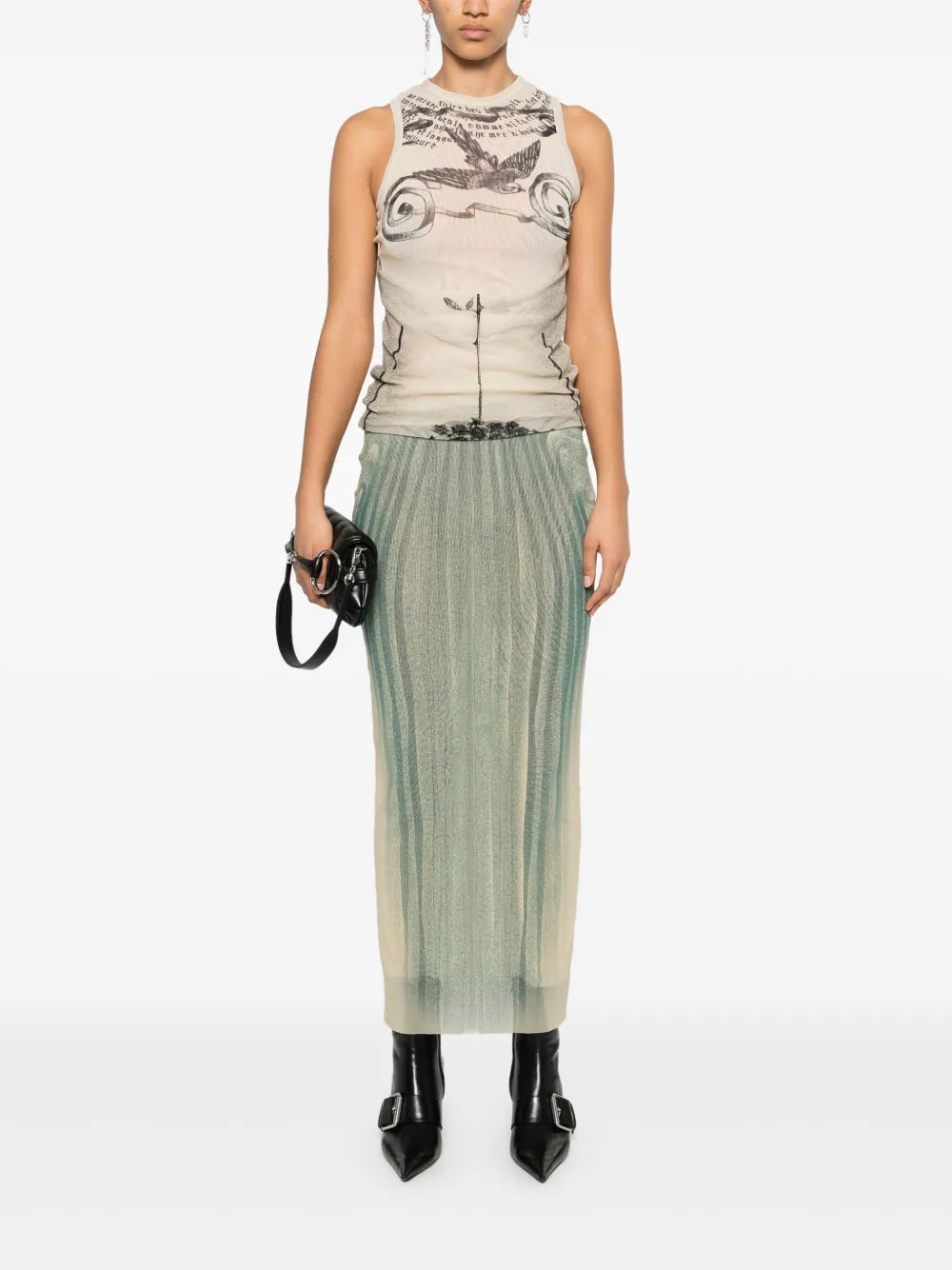 Spiral Maxi Skirt