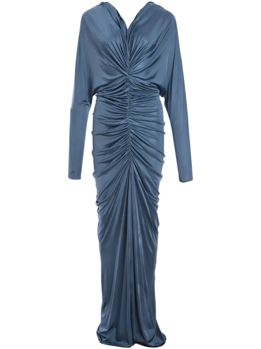 V-Neck Cut-Out Gown