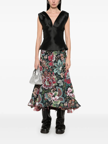 Draped Off-Shoulder Top