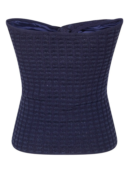 Strapless Knitted Top