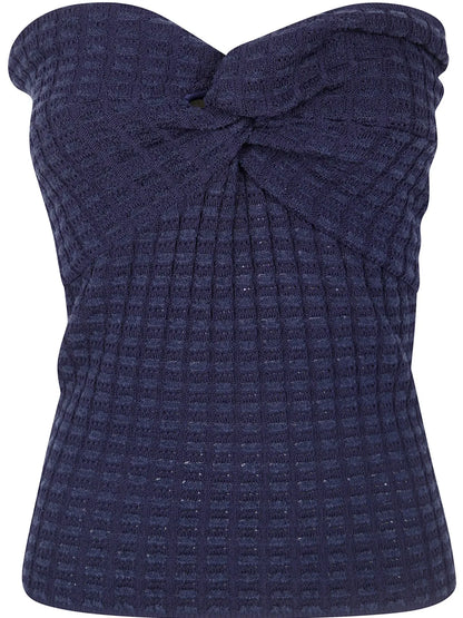 Strapless Knitted Top