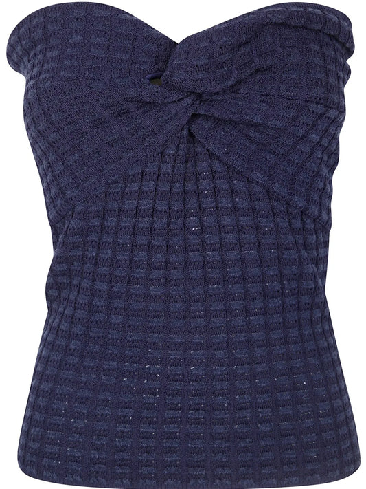 Strapless Knitted Top