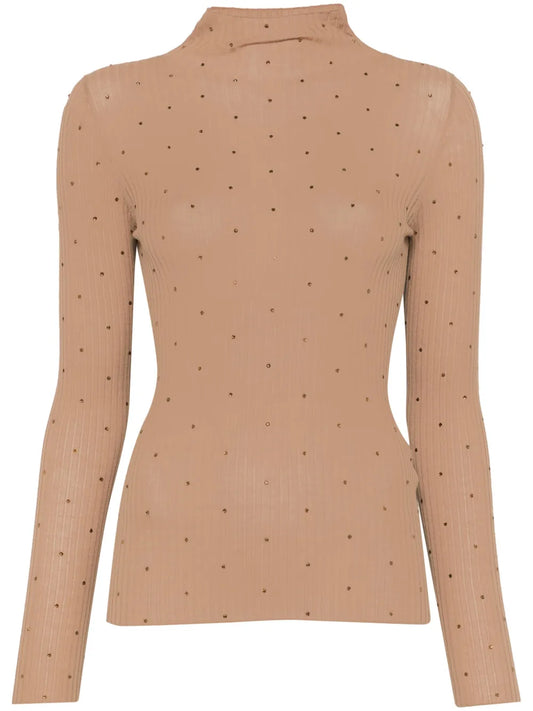 Crystal-Embellished Top