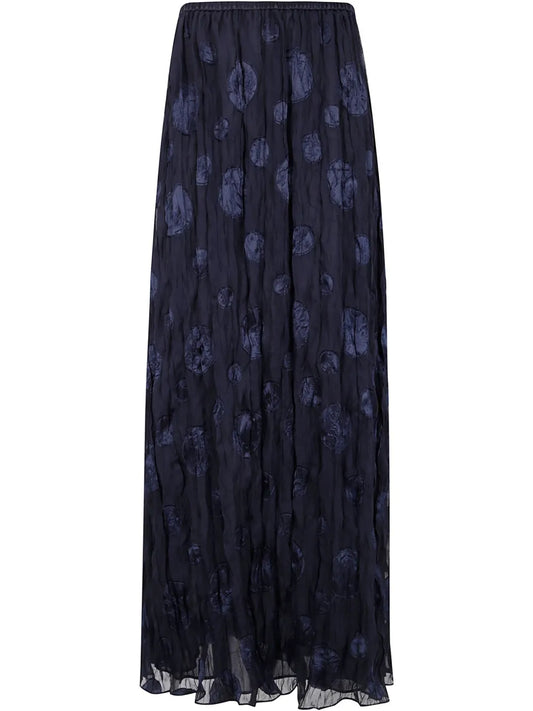 Patterned-Jacquard Maxi Skirt
