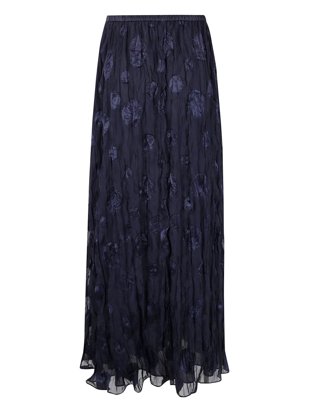 Patterned-Jacquard Maxi Skirt
