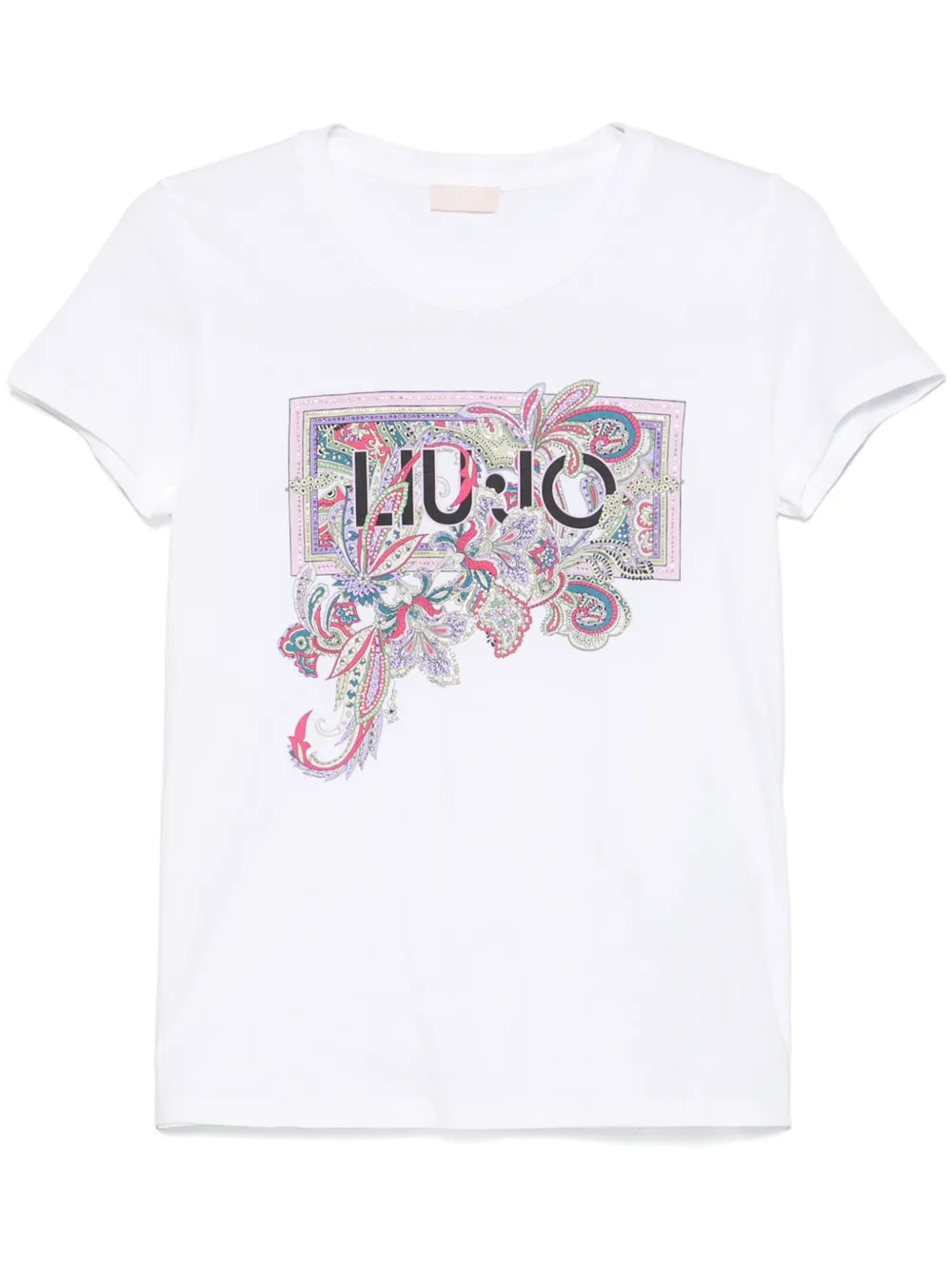 Crystal-Embellishment T-Shirt