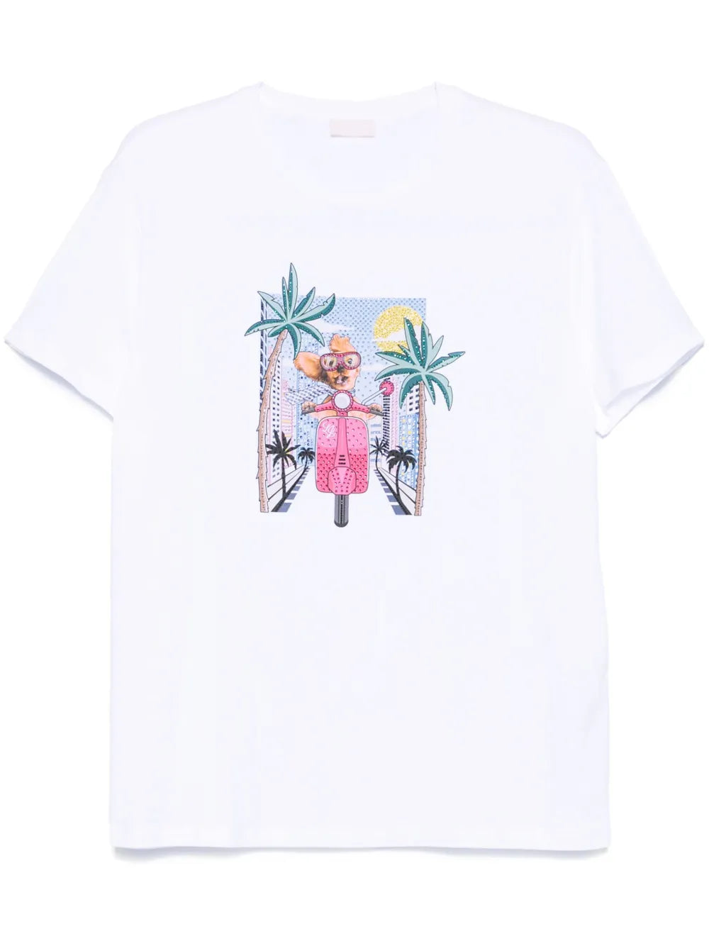 Crystal-Embellished T-Shirt