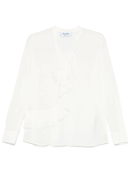 Ruffle-Detail Blouse