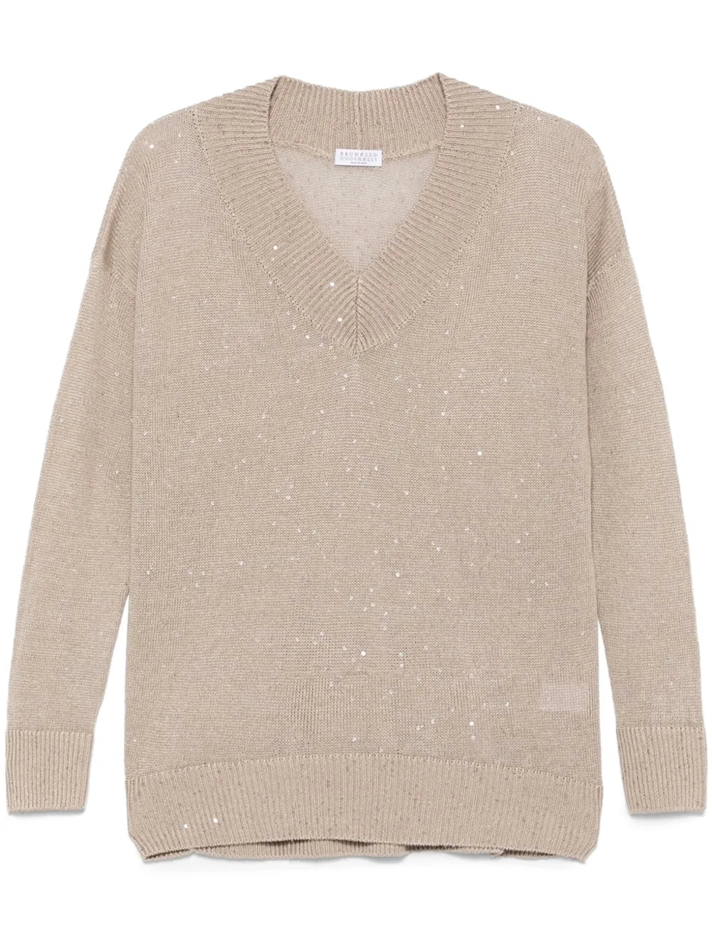 Sequin-Embellished Sweater