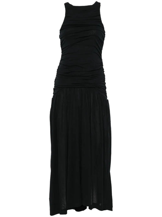 Waved Maxi Dress