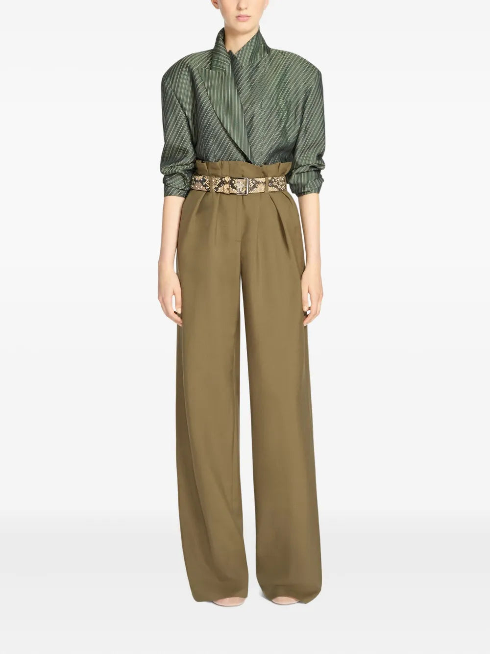 Pleat-Detailing Trousers