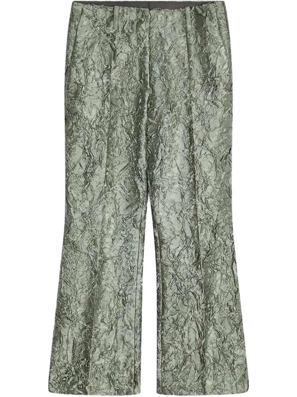 Crease-Effect Trousers