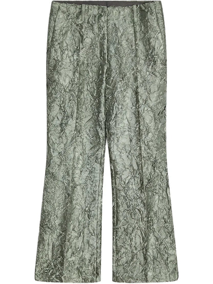 Crease-Effect Trousers