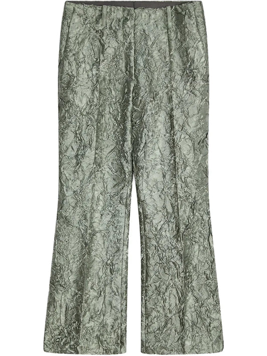 Crease-Effect Trousers