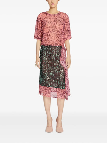 Layered Midi Skirt