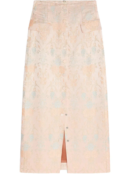 Jacquard Midi Skirt