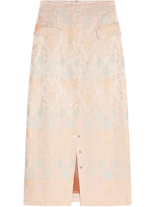 Jacquard Midi Skirt