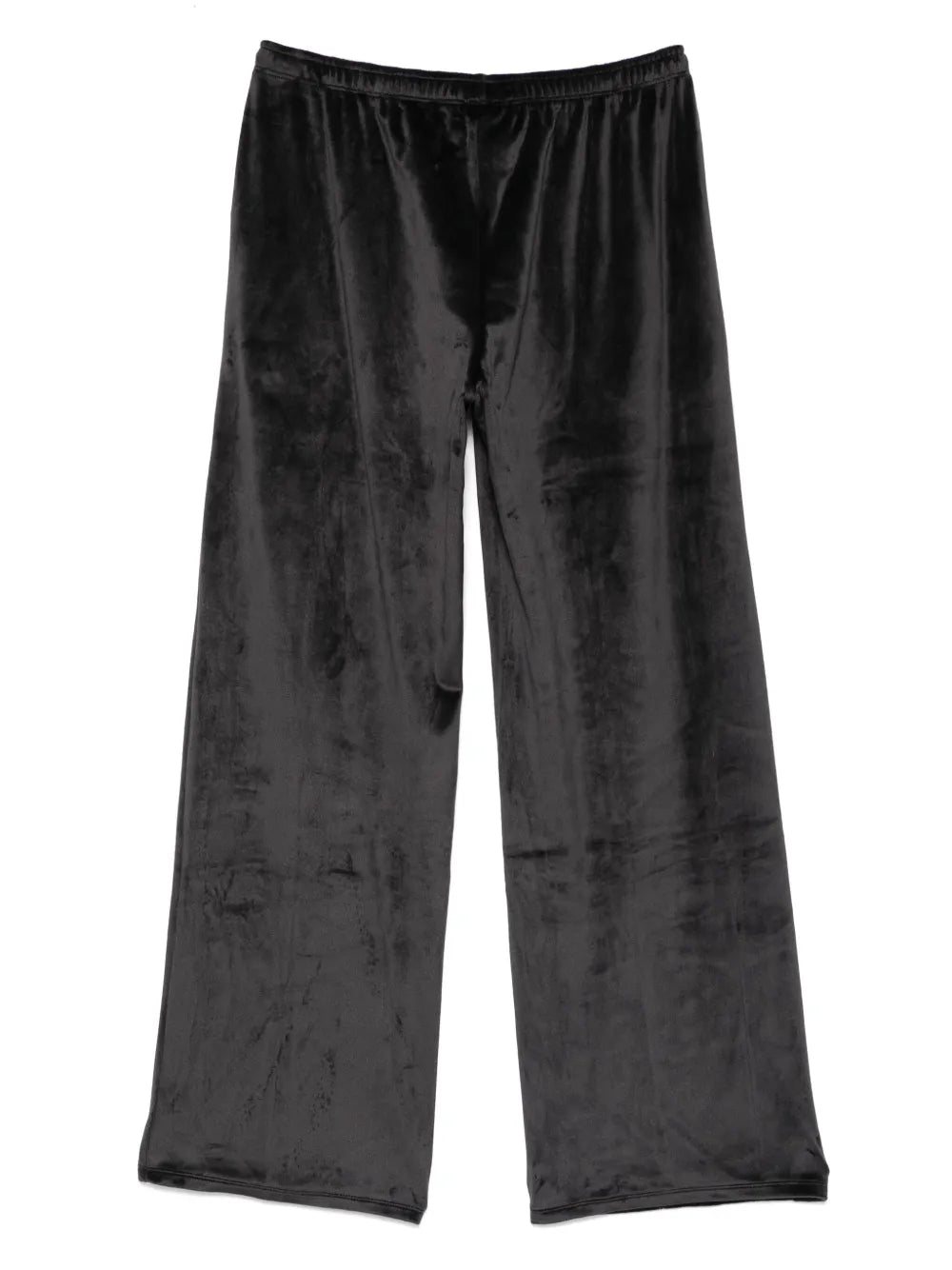 Mid-Rise Velour Track Pants