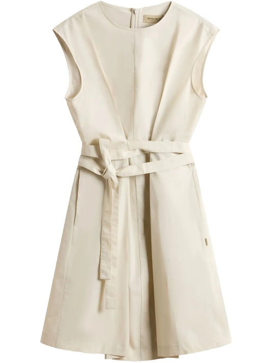 Poplin Belted Dress