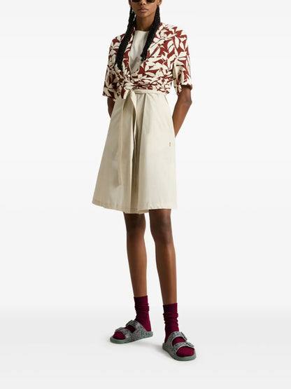 Poplin Belted Dress