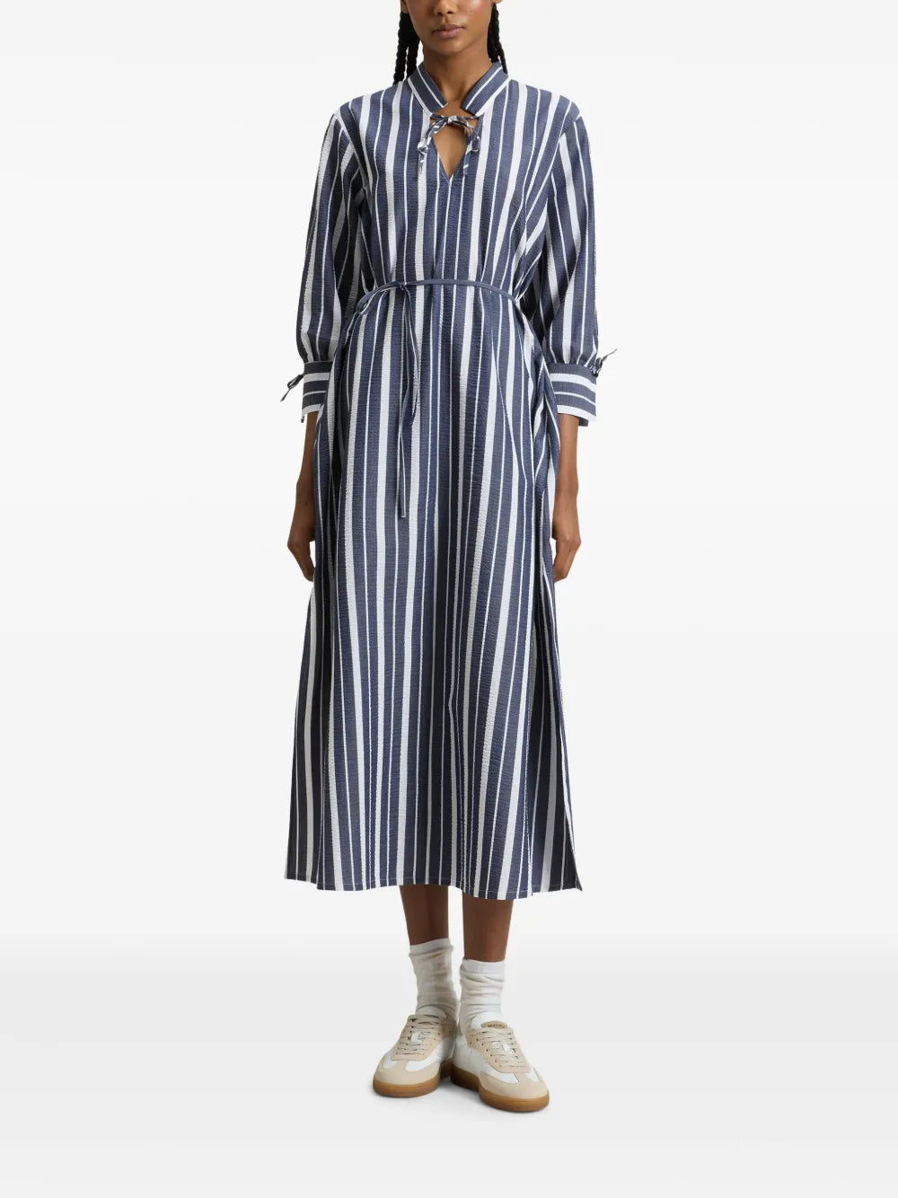 Striped Midi Dress