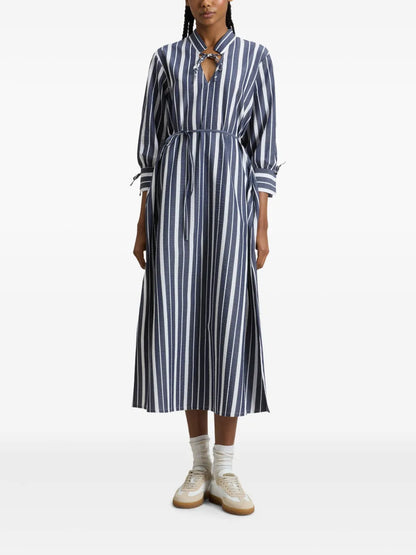 Striped Midi Dress