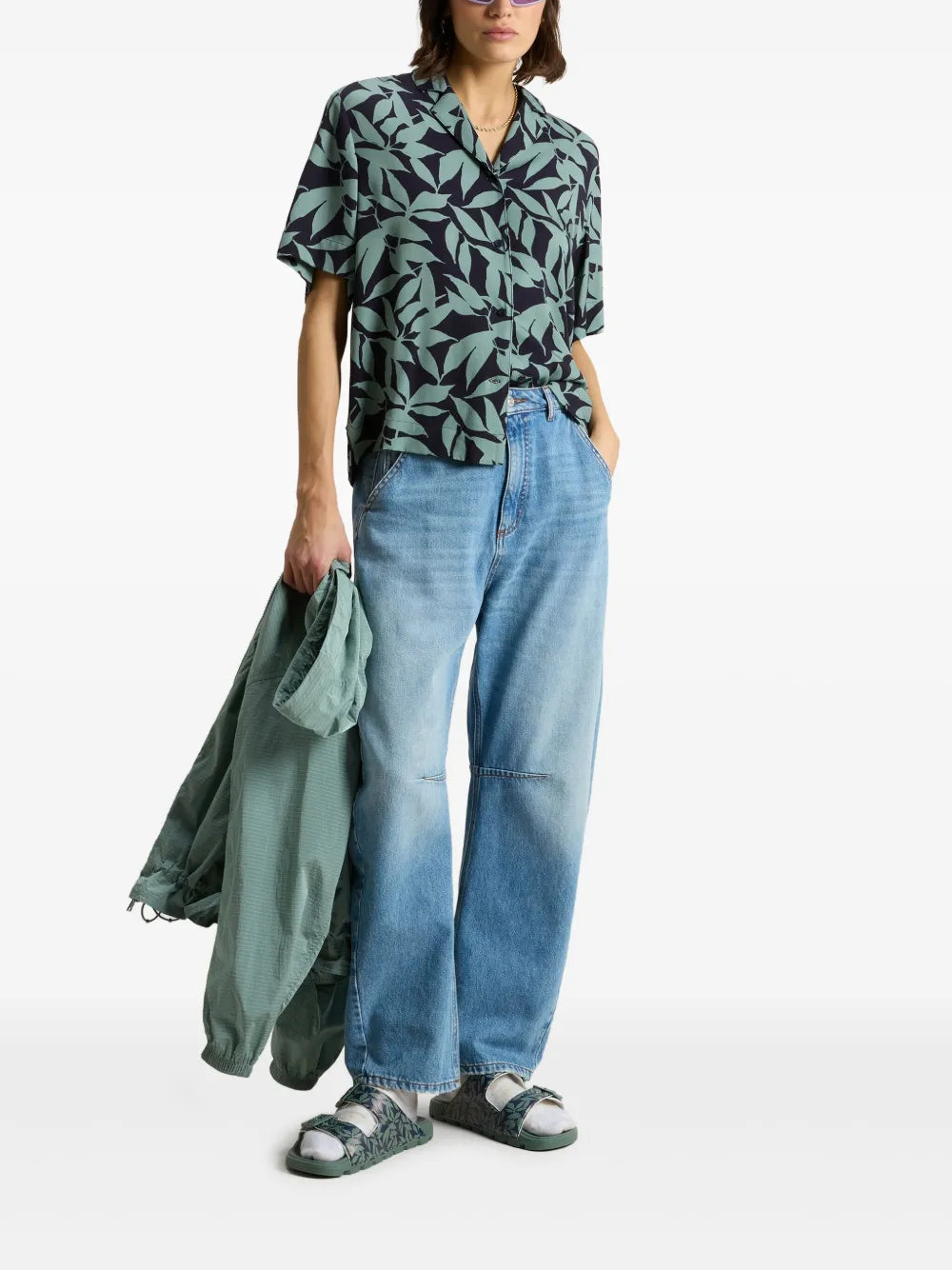 Floral-Print Shirt