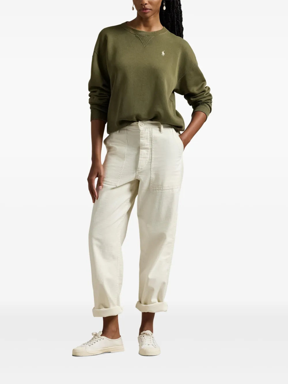 Fleece Crew-Neck Sweatshirt