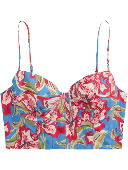 Floral-Print Top