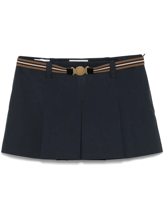 Pleated Mini Skirt