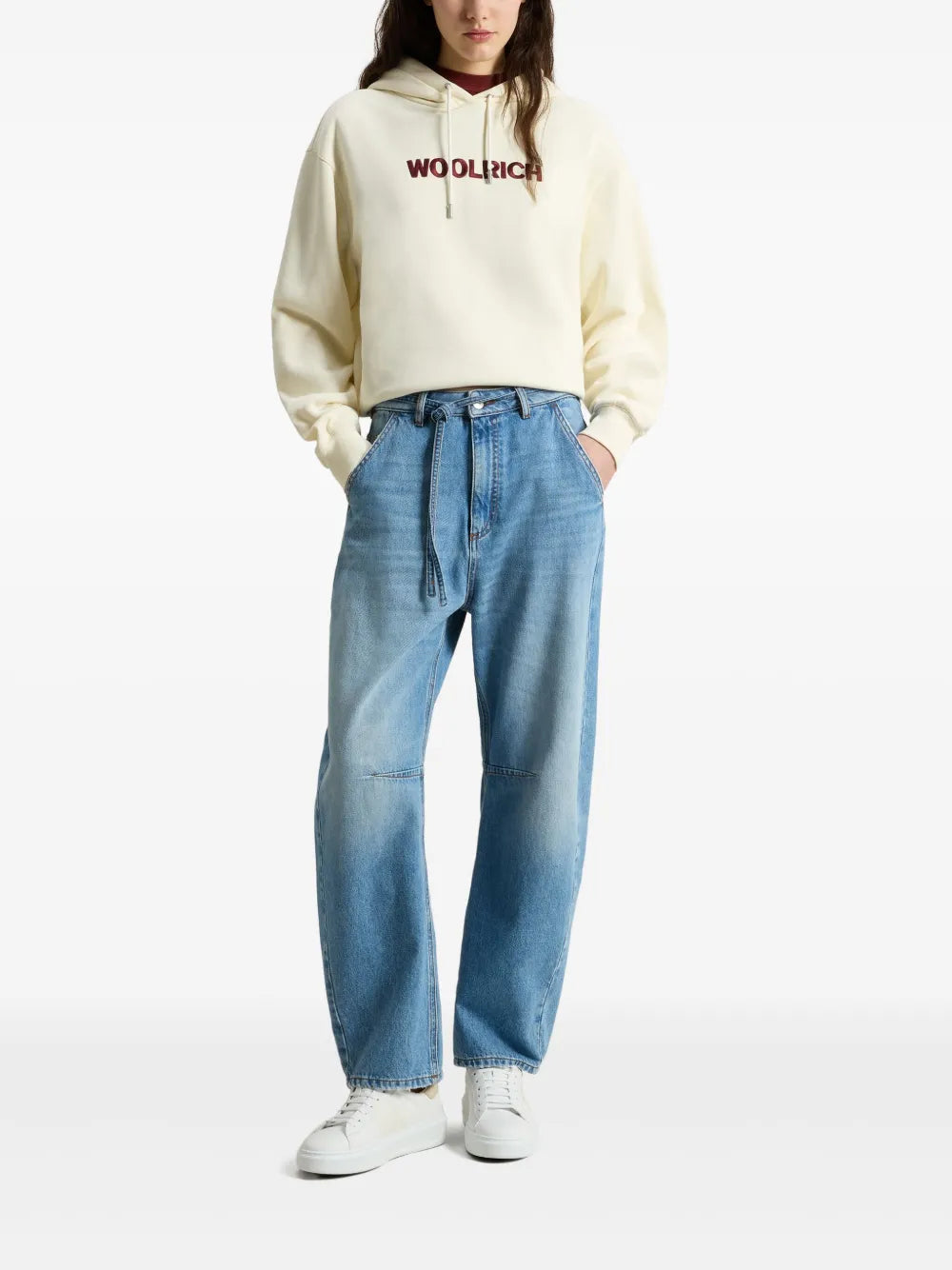 Belted Jeans