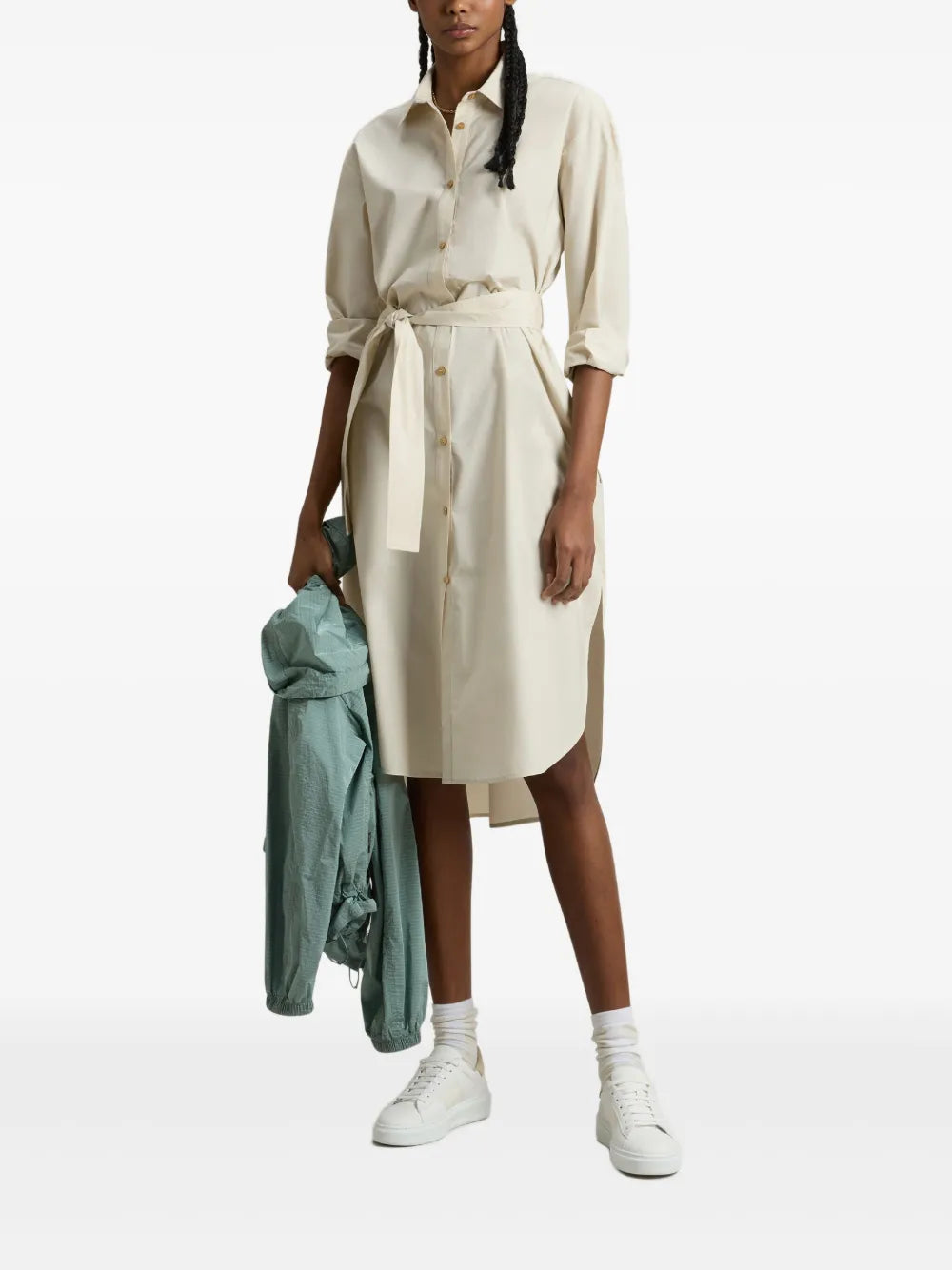 Belted Shirt Dress