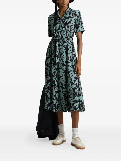 Printed Midi Dress