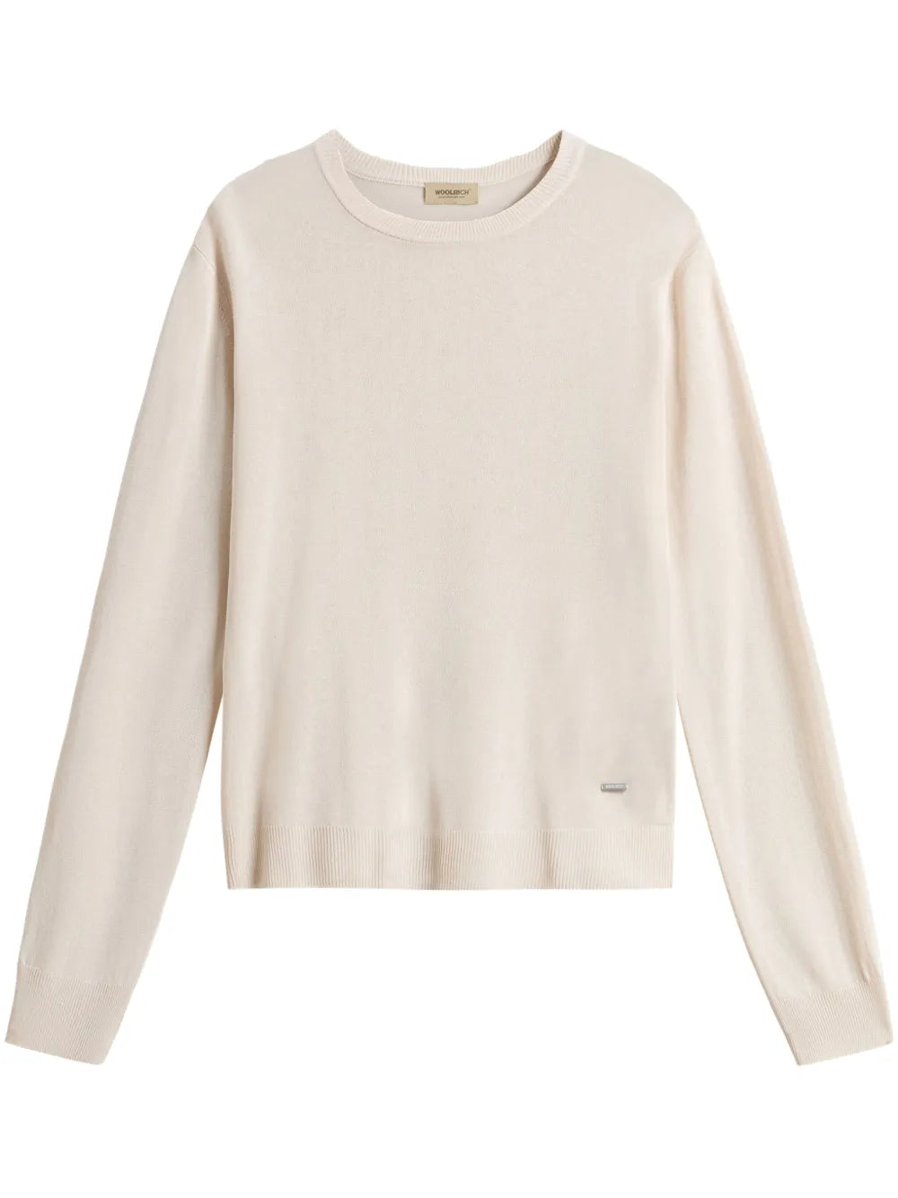 Sheer Crew-Neck Sweater