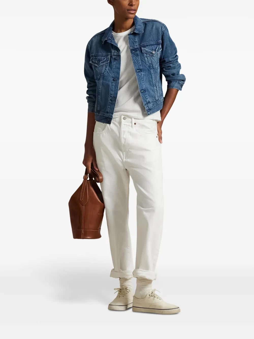 Button-Up Denim Jacket