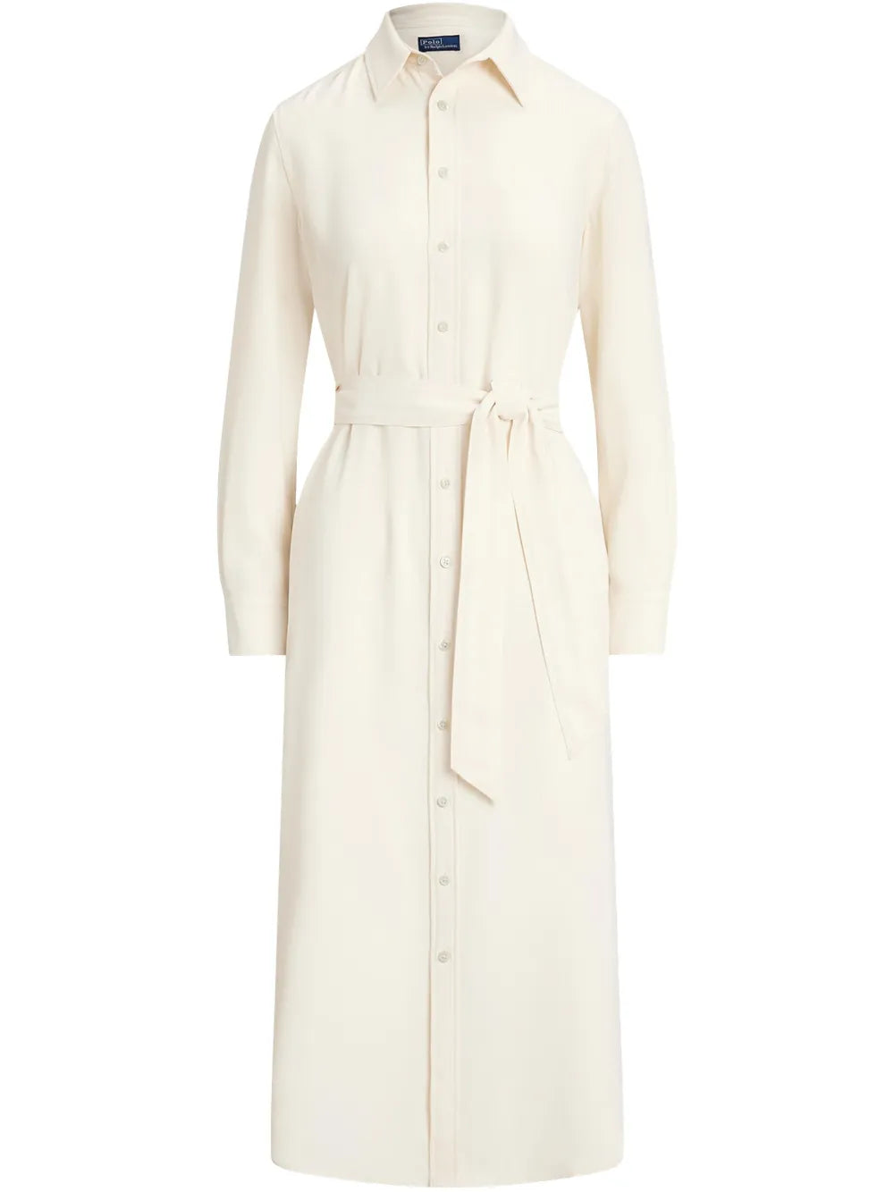 Satin Shirt Midi Dress