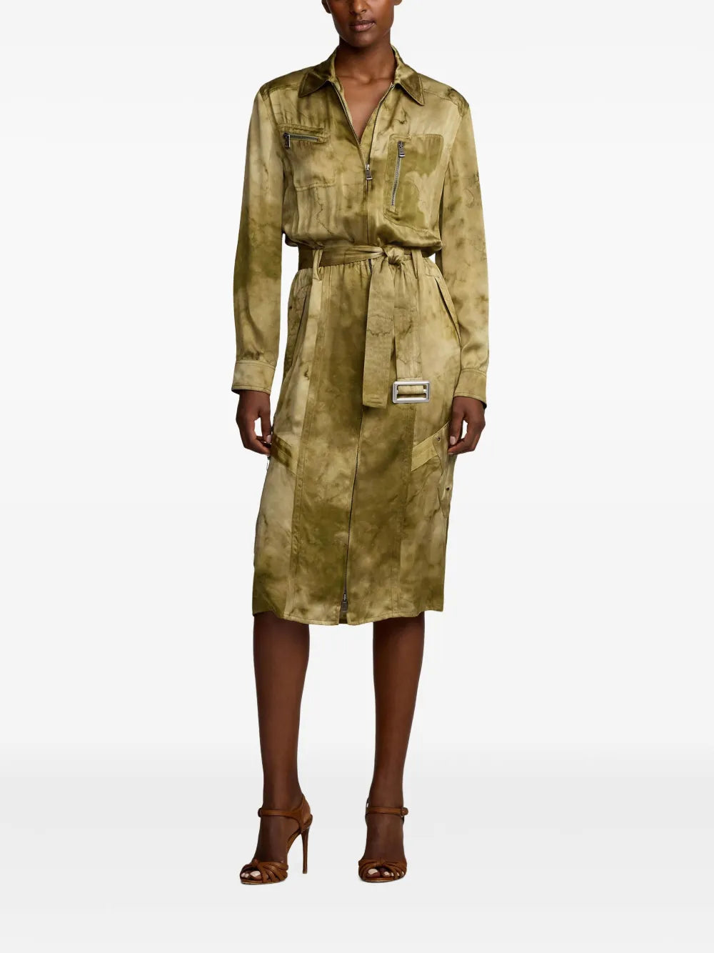 Belted Shirt Dress