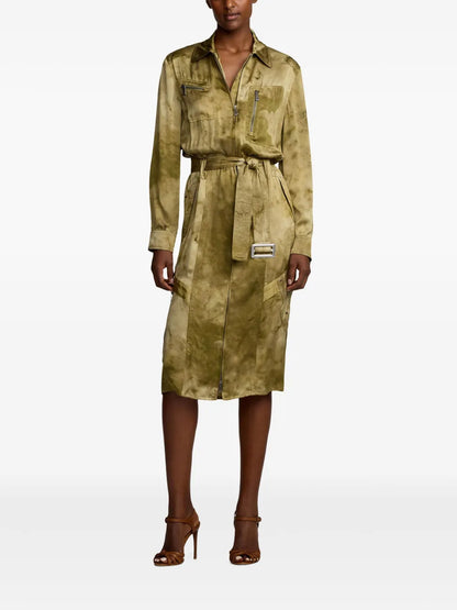 Belted Shirt Dress