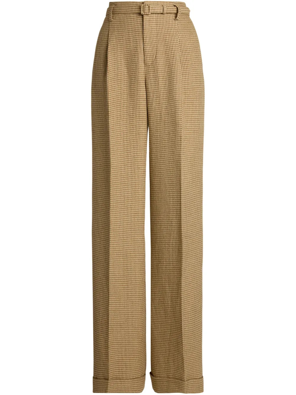 Dogtooth-Pattern Trousers