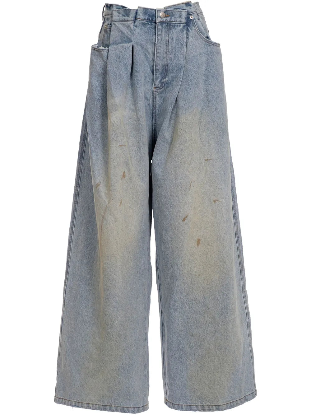 Treated Folded Jeans