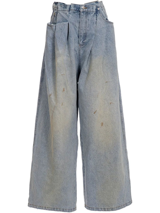 Treated Folded Jeans