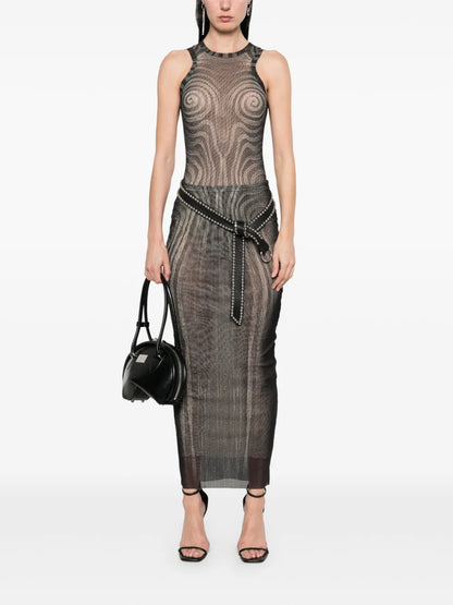 Spiral Mesh Bodysuit
