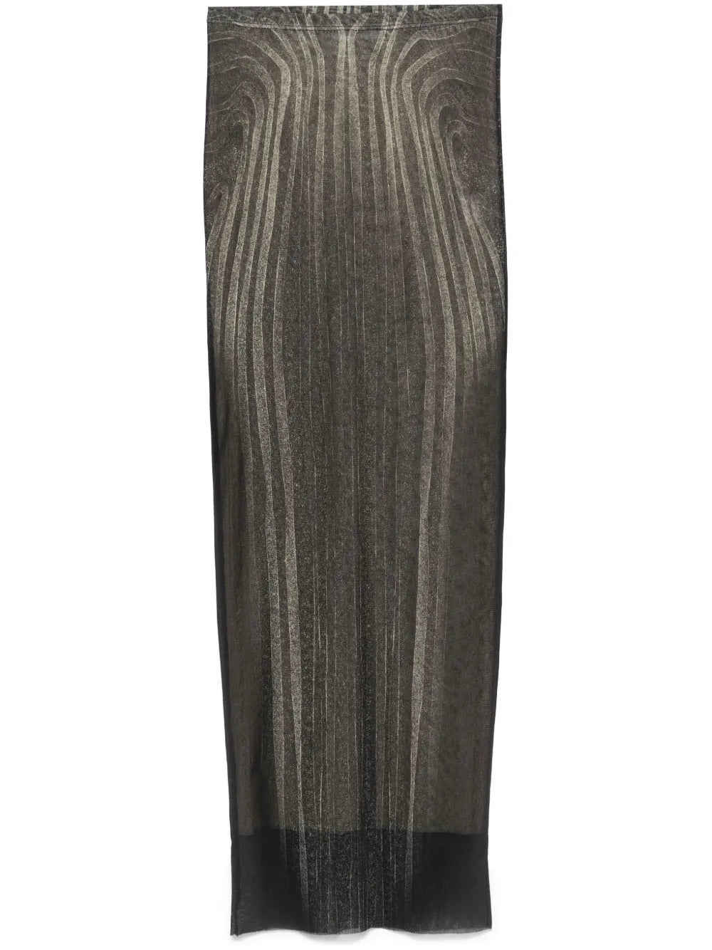 Spiral Mesh Maxi Skirt